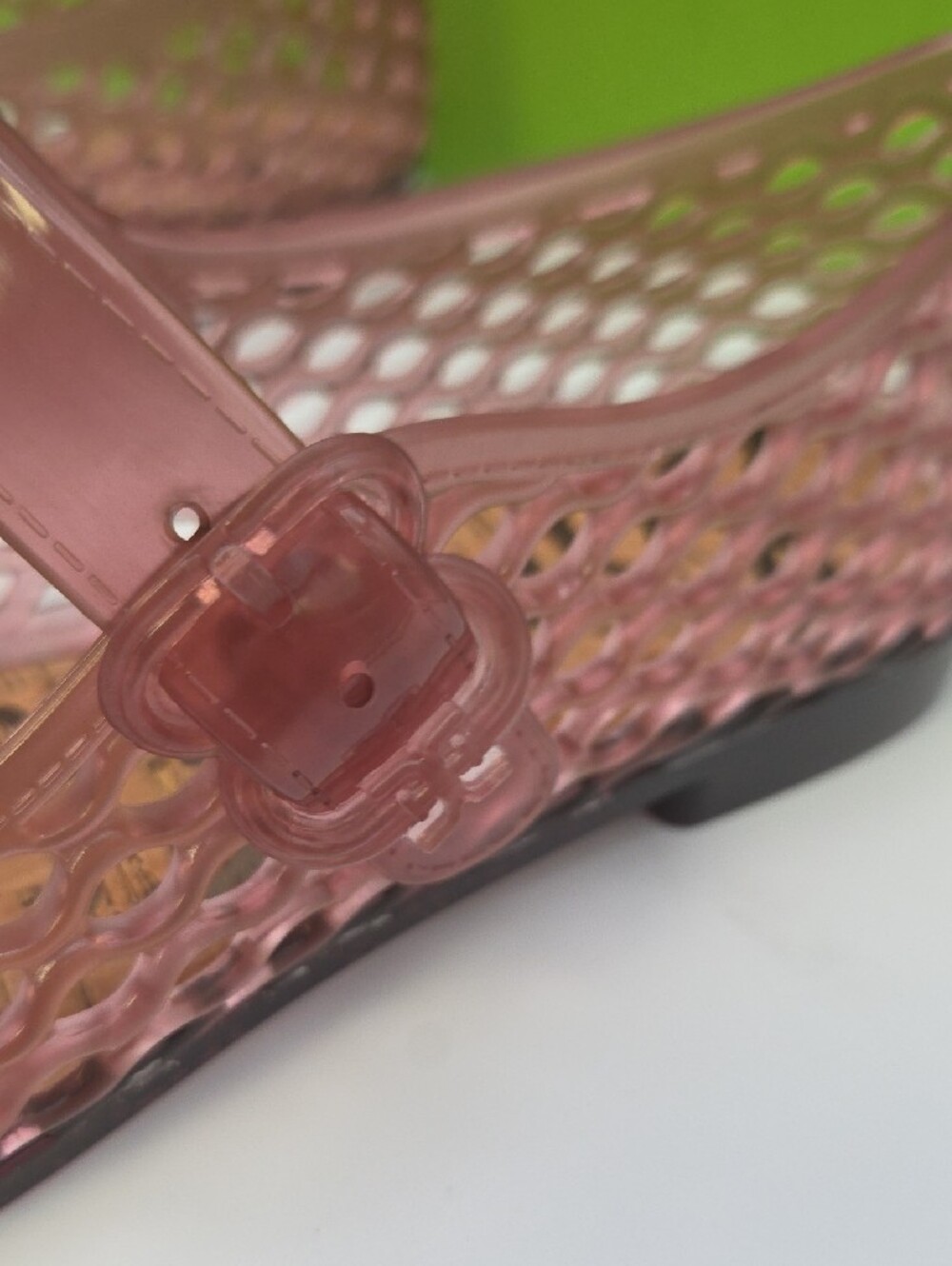 Sam Edelman Pink Jelly Mary Jane Flats - Picture 4 of 7